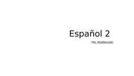 Español 2