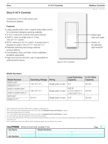 Diva 010 ols W ols - Lutron Electronics, Inc.