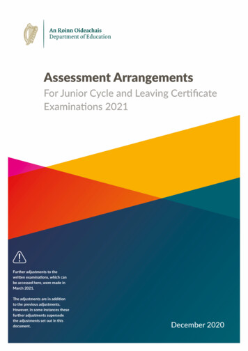 Assessment Arrangements