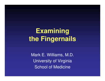 Examining the Fingernails